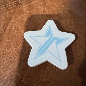 Jeffree Star White and Light Blue Star mirror
